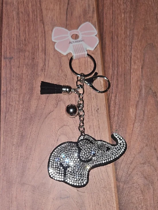 Sparkling Animal Rhinestone Keychains - Picture 4 of 6